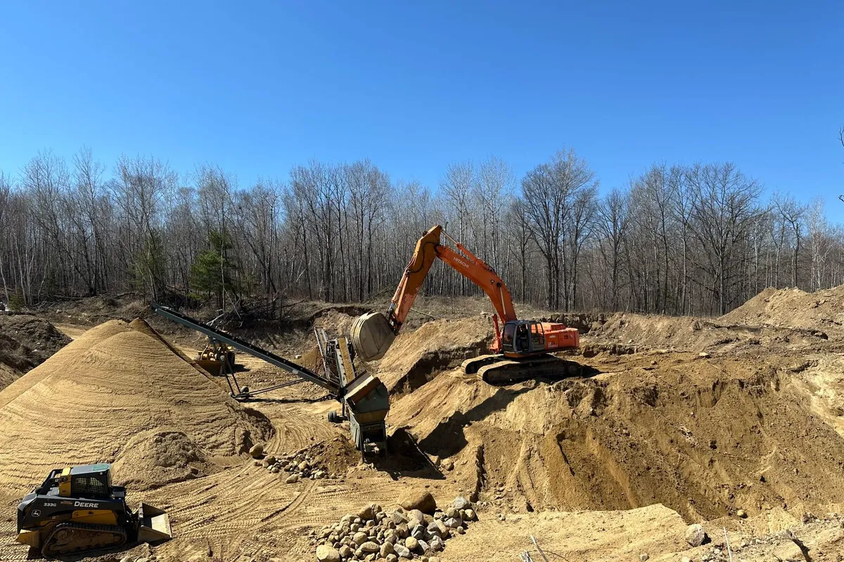 Shepard Excavating's gravel pit