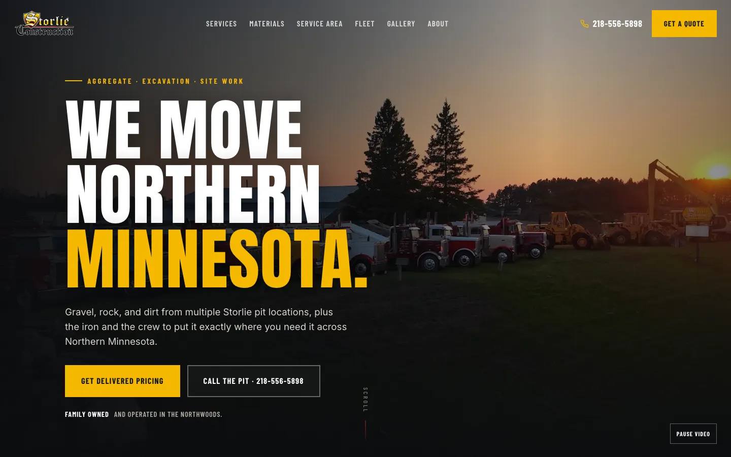 storlieconstruction.com homepage